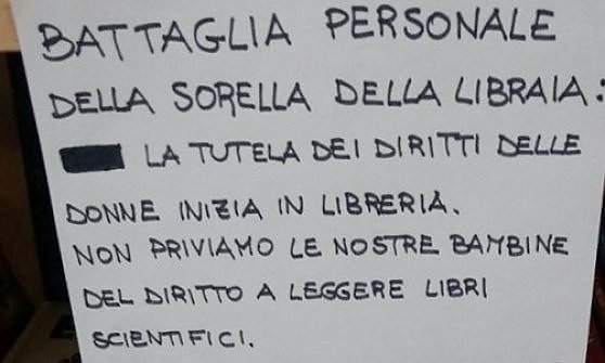Un caffè offerto a chi regala libri scientifici alle bambine