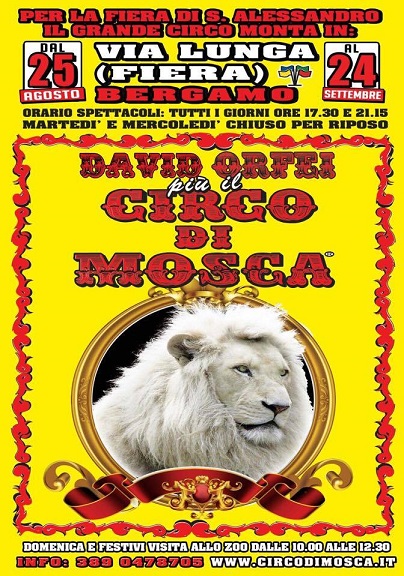 Stupitevi con l’unico circo in città! Dal 25 agosto al 24 settembre, a Bergamo