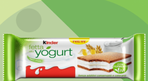 Arriva il Kinder fetta alla yogurt