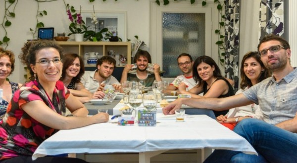 Invito a cena per studenti stranieri