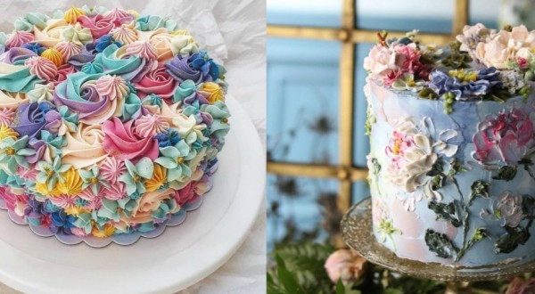 Nuovo food trend le Flower cake