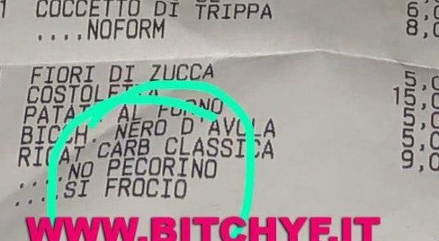 Scritte omofobe sullo scontrino, licenziato il cameriere colpevole del gesto