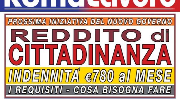 Il reddito di cittadinanza è ai nastri di partenza