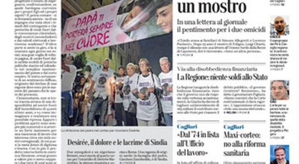 L Unione Sarda 2018 10 26 5bd26812f2b80