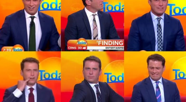 Ecco il  Presentatore Televisivo ha indossato per un anno intero lo steso abito