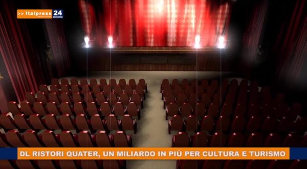 DL ristori quater, un miliardo in più per cultura e turismo