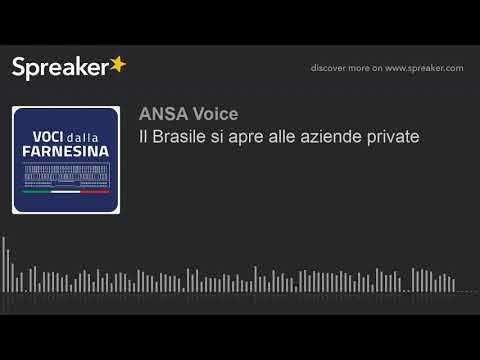 Il Brasile si apre alle aziende private
