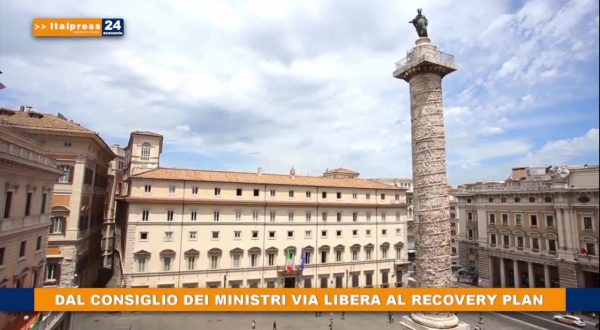 Dal consiglio dei ministri via libera al recovery plan