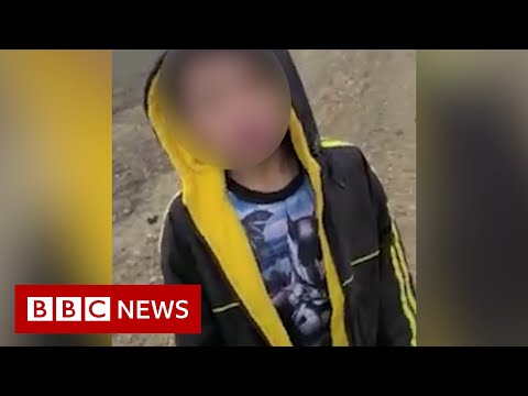 ‘Can you help me?’: Boy in tears found alone at US-Mexico border – BBC News
