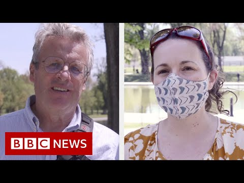Covid: Americans still conflicted over outdoor masks – BBC News