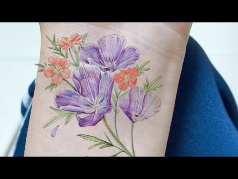 Flower tattoos heal self-harm scars – BBC News