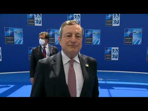 Il Presidente Draghi al Vertice Nato di Bruxelles, dichiarazione alla stampa
