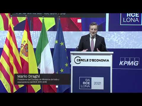 Il Presidente Draghi  interviene al “Cercle d’Economia” a Barcellona