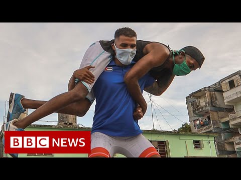 Tokyo Olympics athletes finding new ways to train in lockdown – BBC News
