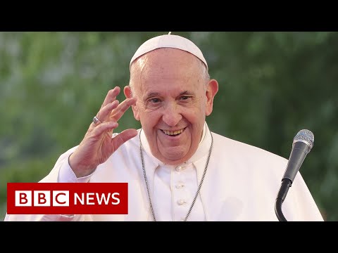 Pope Francis gives mass to huge crowd on final day of Slovakia visit – BBC News