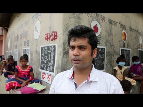 Meet the teacher who turned a street into a classroom – BBC News