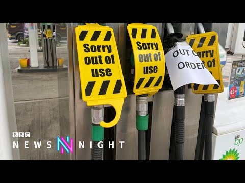 UK petrol stations close due to lorry driver shortages – BBC Newsnight