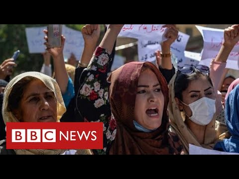 Hundreds of anti-Taliban protestors take to streets of Afghan capital – BBC News