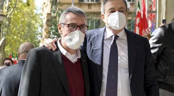 Draghi in visita alla Cgil, Landini “Segnale importante”