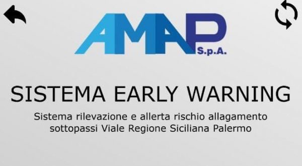 Maltempo, App Amap segnala allagamenti su Circonvallazione Palermo
