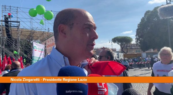 Manifestazione antifascista, Zingaretti: “Una festa per l’Italia”
