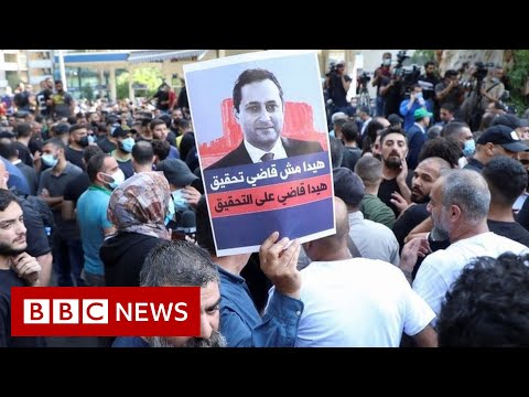 Two killed in protest over Beirut port blast judge – BBC News