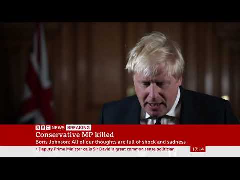 UK PM Boris Johnson pays tribute to Sir David Amess MP, who was stabbed to death – BBC News