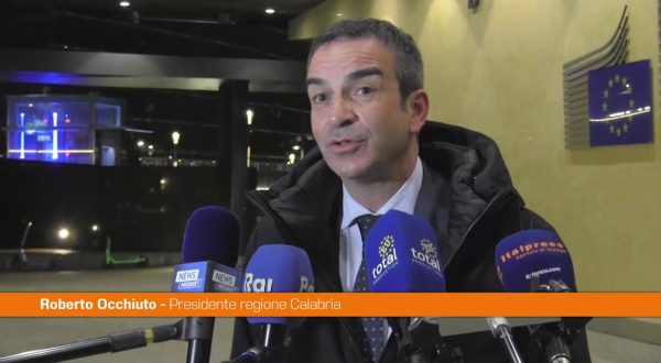 Occhiuto a Bruxelles “Risorse Ue occasione per il Sud e la Calabria””