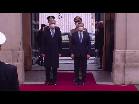 Il Presidente Draghi riceve S.M. il Re dei Belgi