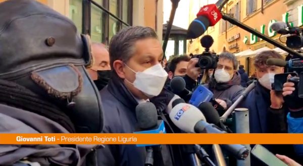 Toti “Se Draghi dovesse traslocare servirà riflessione su legislatura”