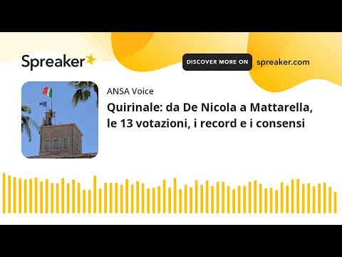Quirinale: da De Nicola a Mattarella, le 13 votazioni, i record e i consensi