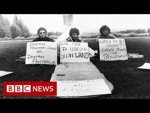 Australia Day: How a sun umbrella started 50 years of Aboriginal protest – BBC News