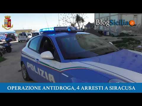 Operazione antidroga, 4 arresti a Siracusa