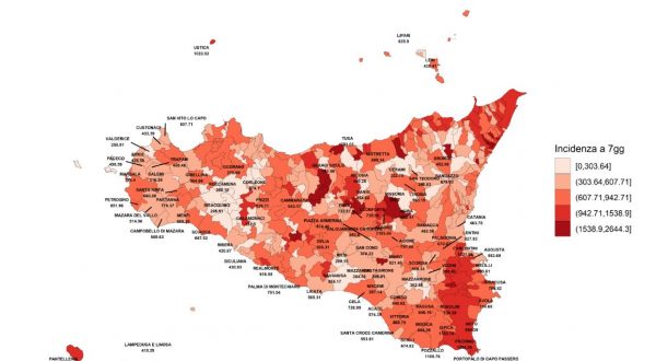 Covid, in Sicilia continua il calo della curva epidemica