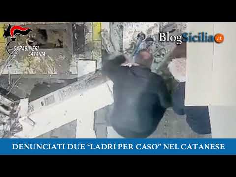 Denunciati due “ladri per caso” nel catanese