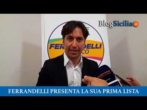 Ferrandelli presenta la sua prima lista