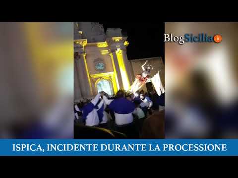 Ispica, incidente durante la processione