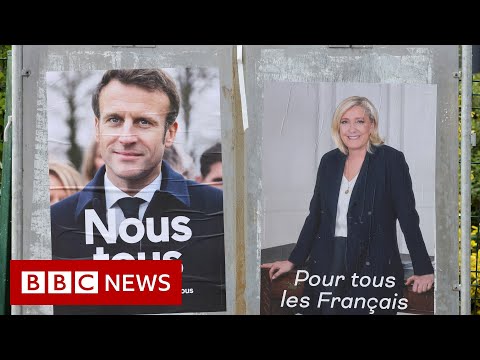 Polls open in France as Macron aims to beat far-right Le Pen – BBC News
