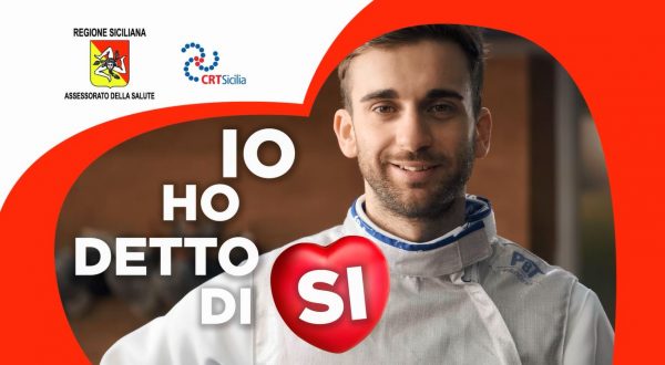 Donazione degli organi, il fiorettista Garozzo testimonial Crt Sicilia