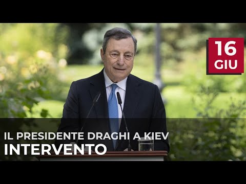Conferenza stampa congiunta a Kiev – Intervento del Presidente Draghi