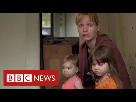 Frontline report: terrified civilians flee Russian advance in eastern Ukraine – BBC News