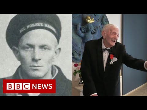 107-year-old Norwegian WW2 veteran knighted by France decades after helping liberation – BBC News