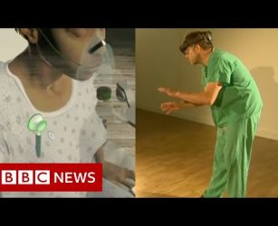 How holographic patients are being used to train doctors - BBC News