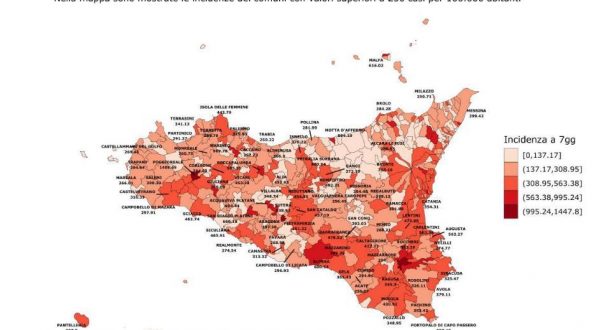 Covid, in Sicilia in calo contagi e nuove ospedalizzazioni