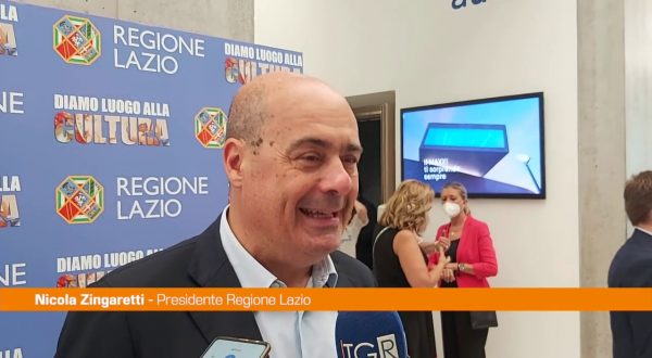 Zingaretti “La Regione Lazio ha ridato vita a luoghi cultura”
