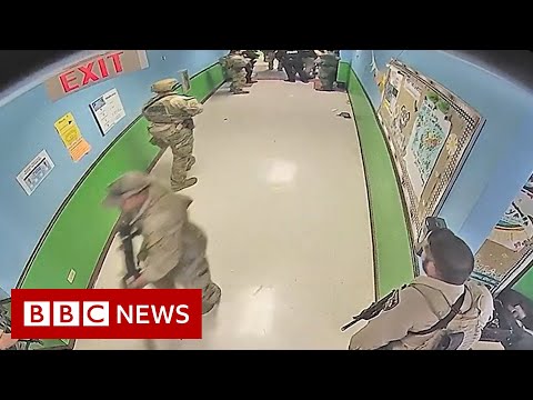 Texas school shooting families express anger at leaked video – BBC News