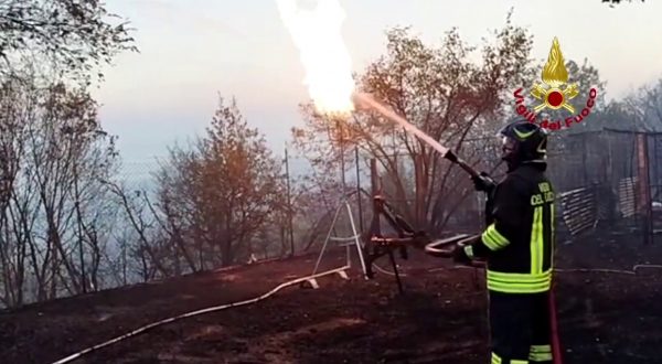 Vvf ancora al lavoro per incendio nel Carso, in azione 2 Canadair