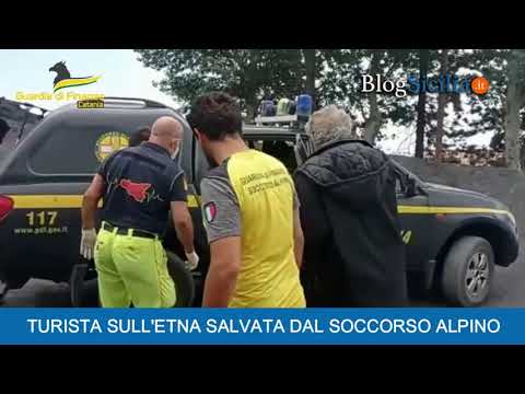 Turista sull’Etna salvata dal soccorso alpino