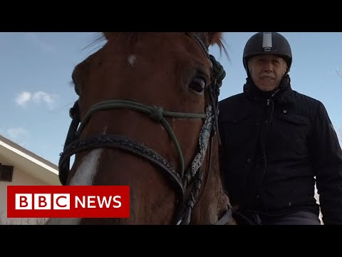 The doctor visiting patients in Italy on horse back  – BBC News