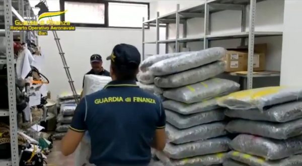 Lecce, sequestrata una tonnellata di marijuana